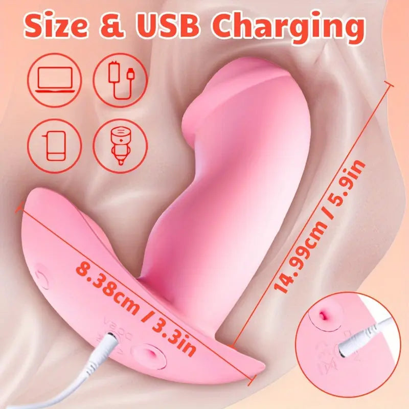 Inflatable Butt Plug Anal Vibrator Liquid Silicone Prostate Massager