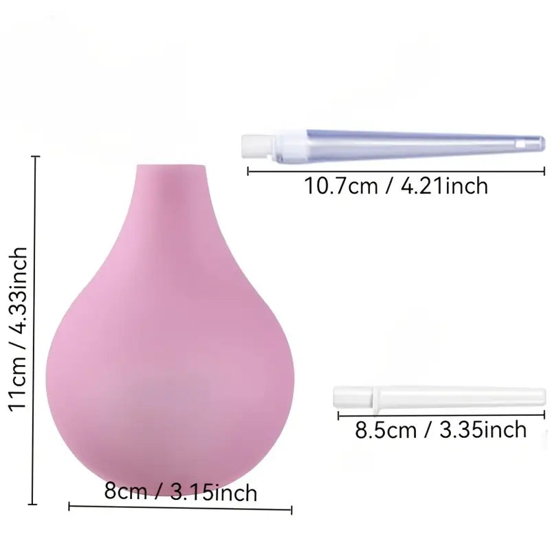 Enema Bulb Enema Kit Suitable For Women Men With 3 Nozzles