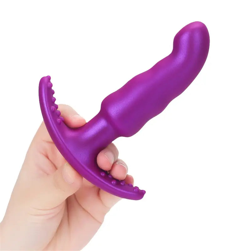 Wearable Flared Safe Silicone Trainer Waterproof Eroctic Butt Plug For Men