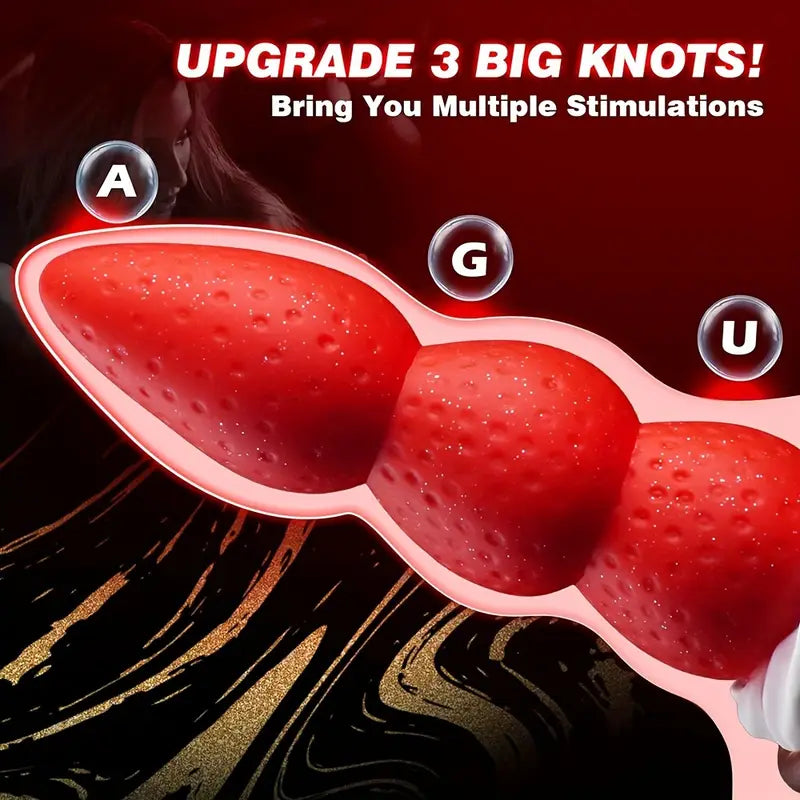 Strawberry Cake Extra Large Anal Plug Liquid Silicone Big Butt Anal Plug