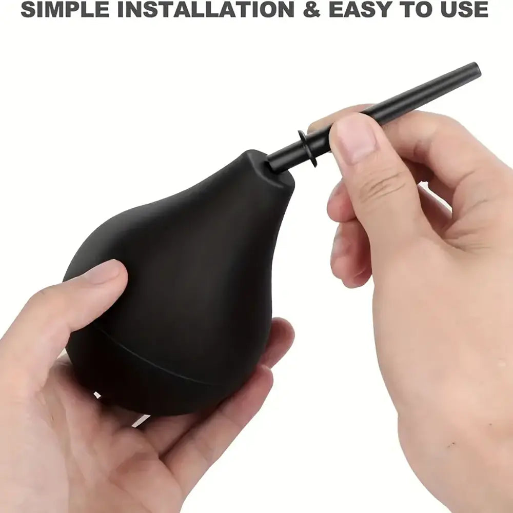 Anal Plug Hollow Butt Plug With Stopper Capacity Enema Anus Cleaner