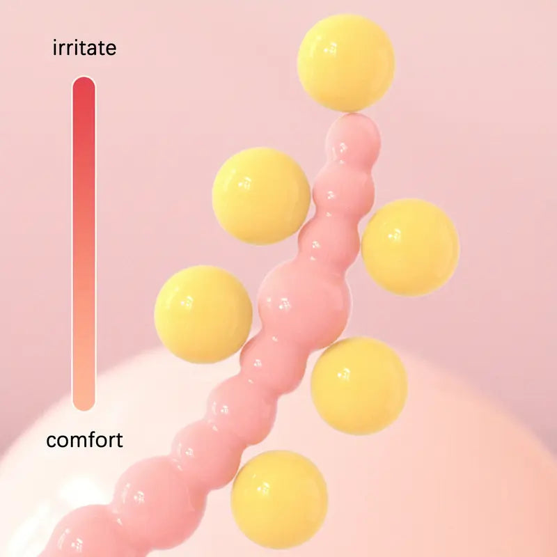 Cartoon Anal Beads Butt Plug G-Spot Stimulator Massager For Women