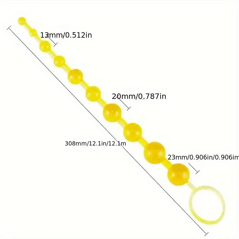 Anal Beads Set Vagina Pull Ring Stimulator Manual Use Anal Sex Toy