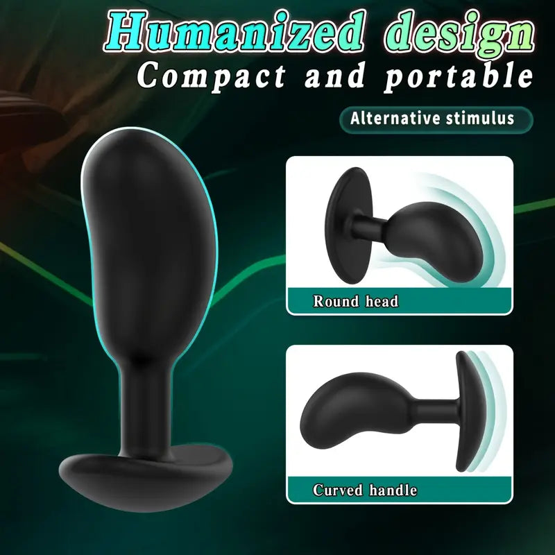 Ergonomic Silicone Anal Plug G-Spot Stimulator Prostate Massager For Men
