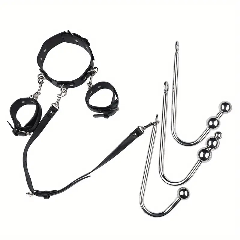 Alternative Anal Hook Set Bondage Collar Bondage Handcuffs Masturbation