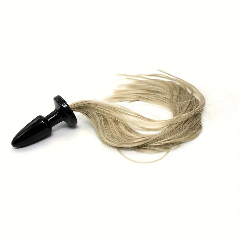 Hair Tail SM Cosplay Butt Plug Libido Stimulation Toy For Couples Sex Play