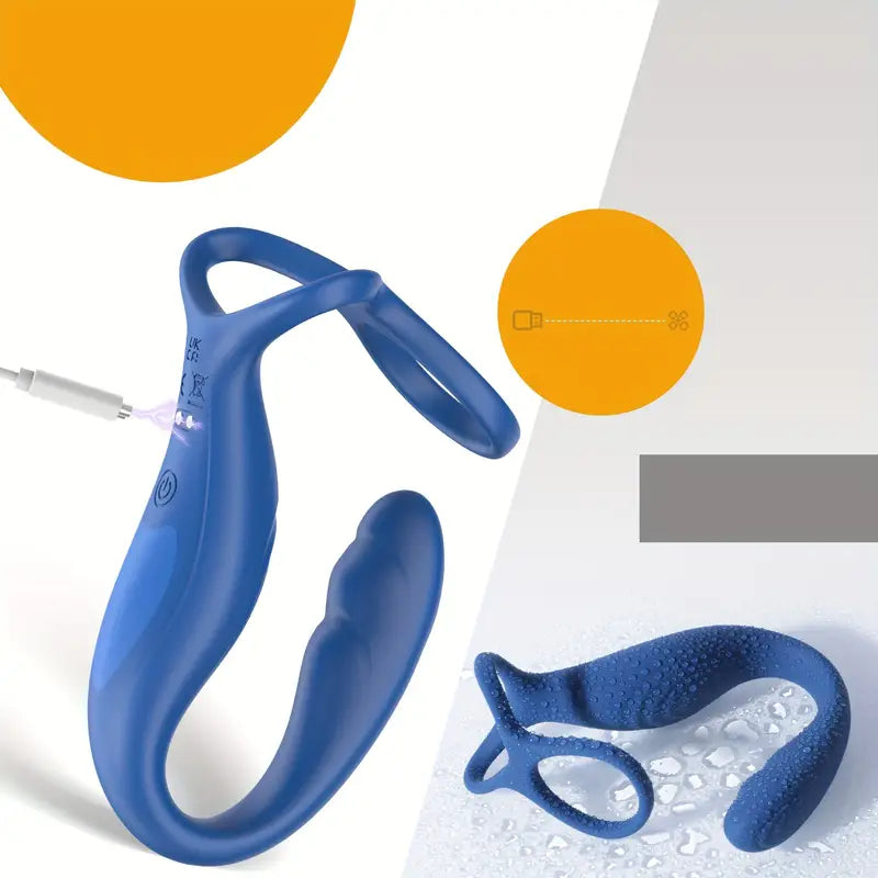 Wearable Prostate Massager With Ball & Cock Ring 13 Quiet Vibrator