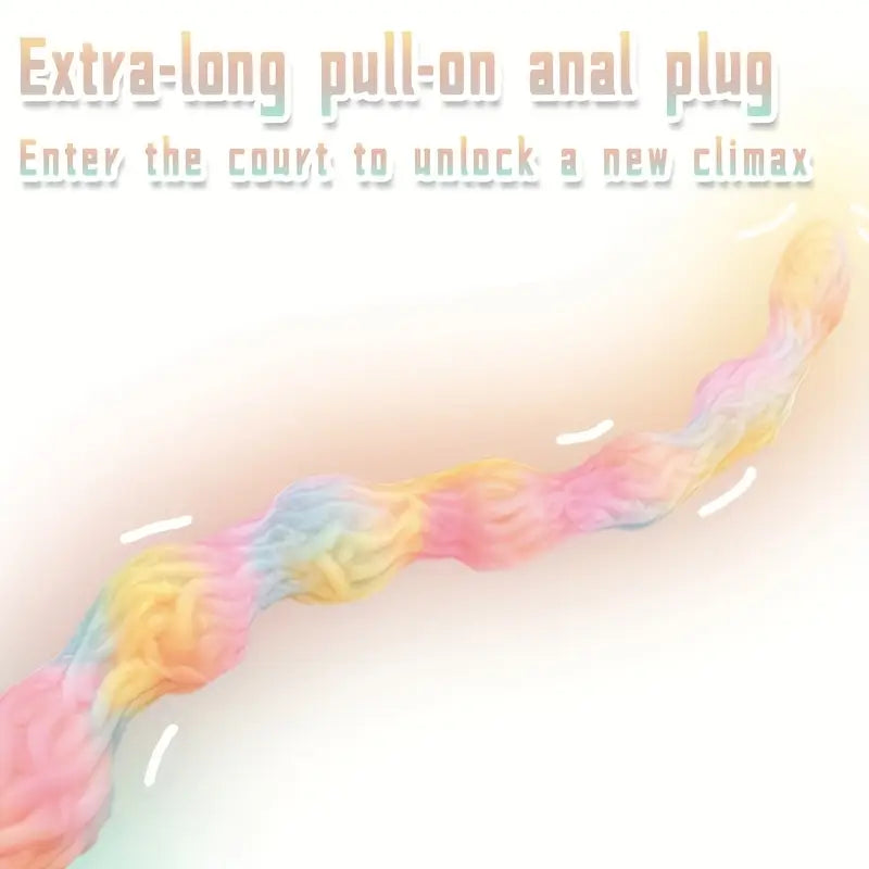 Realistic Tree Vine Beads Anal Prostate Massager Glowing Butt Plug