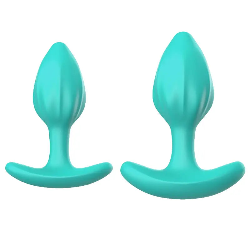2pcs Butt Plug Anal Sex Toy Silicone Anal Plug Heartbeat For Women Men