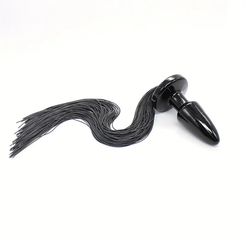 Horse Tail Butt Plug Mushroom Shaped Stopper Sex Toy For Adult Games