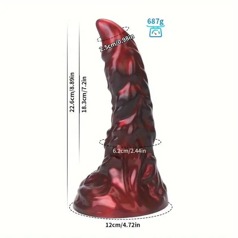 7.71in 8.89in 9.64in Big Monster Silicone Soft Dildo For Female Masturbation