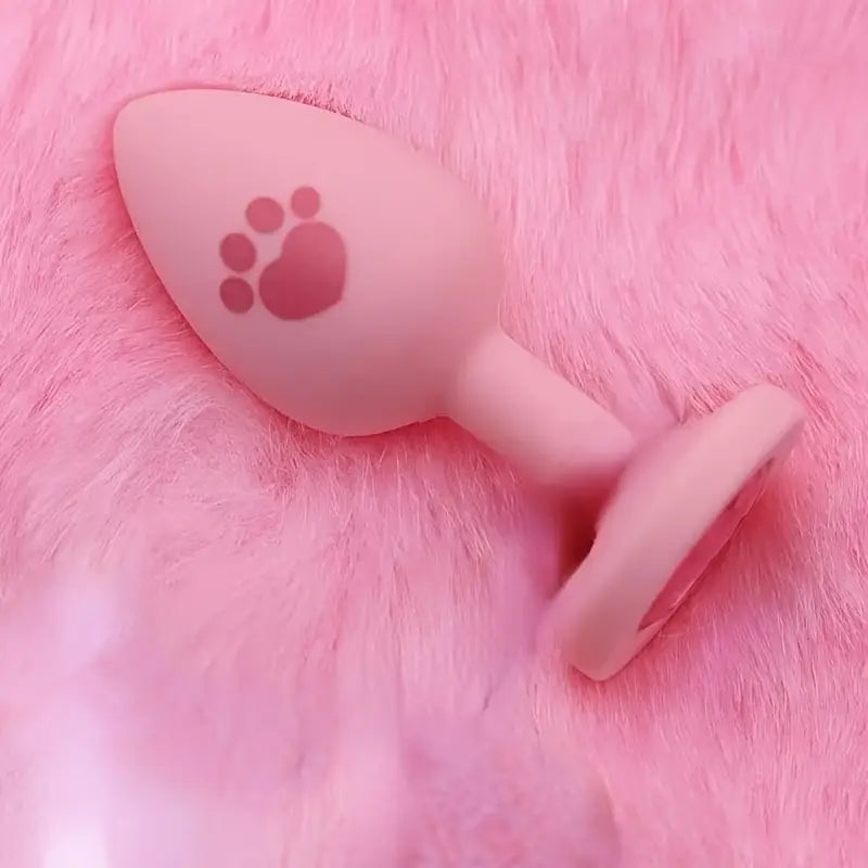 New Cute Cat Paw Texture Anal Plug Sex With Masonry Adult Sex Toy