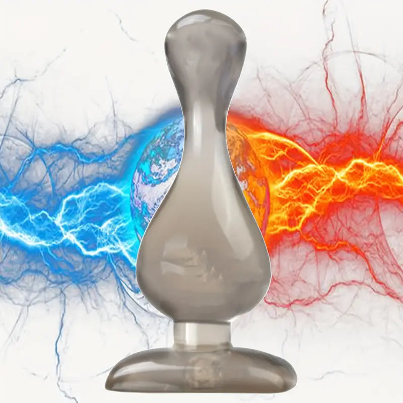 Classic Butt Plug Silicone Anal Plug With Flared Base Flexible Butt Plug