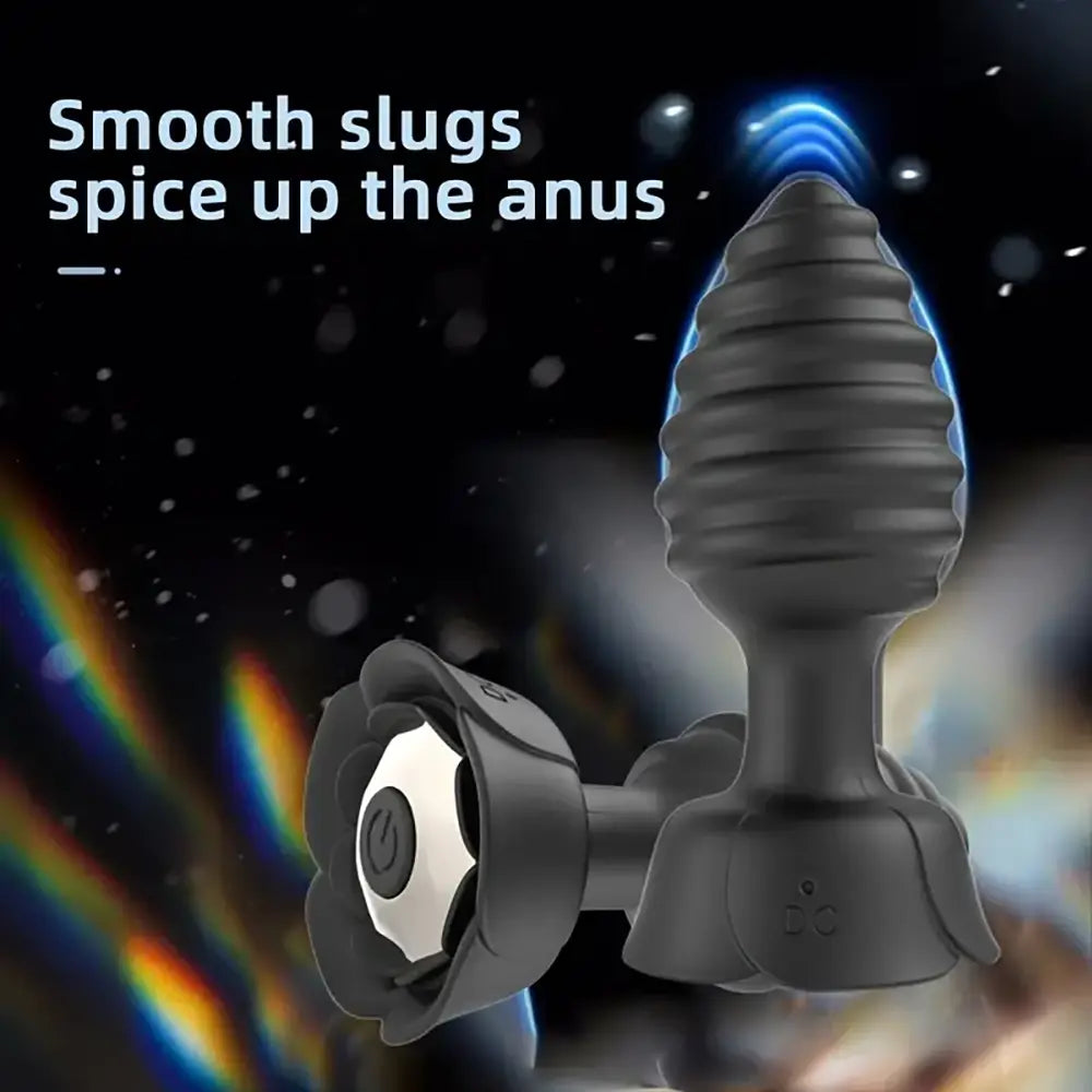 Vibrating Anal Plug Wearing Flirting Vibration Masturbator For Prostate