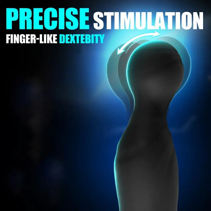 Anal Vibrator Ring 9 Wiggling Swing Vibrating Beads Prostate Vibrator