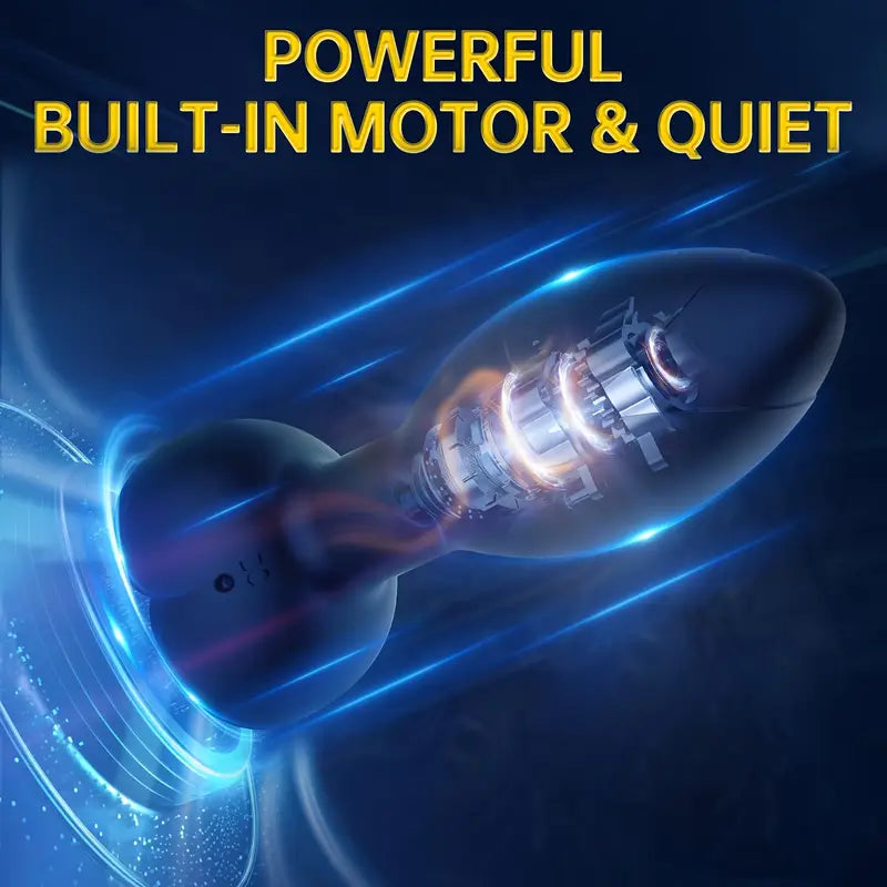 10 Vibrations 10 Rotation Modes Rechargeable G Spot Vibrator Anal Sex Toy