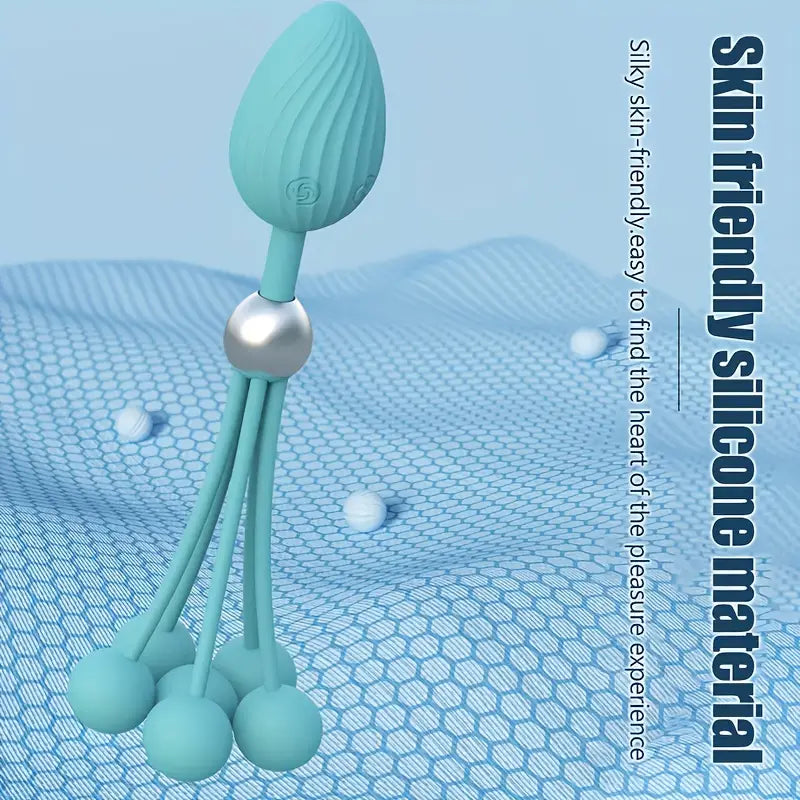 Female Multi Vibratio Bead Anal Toy Massage Vibrator G-spot Stimulator