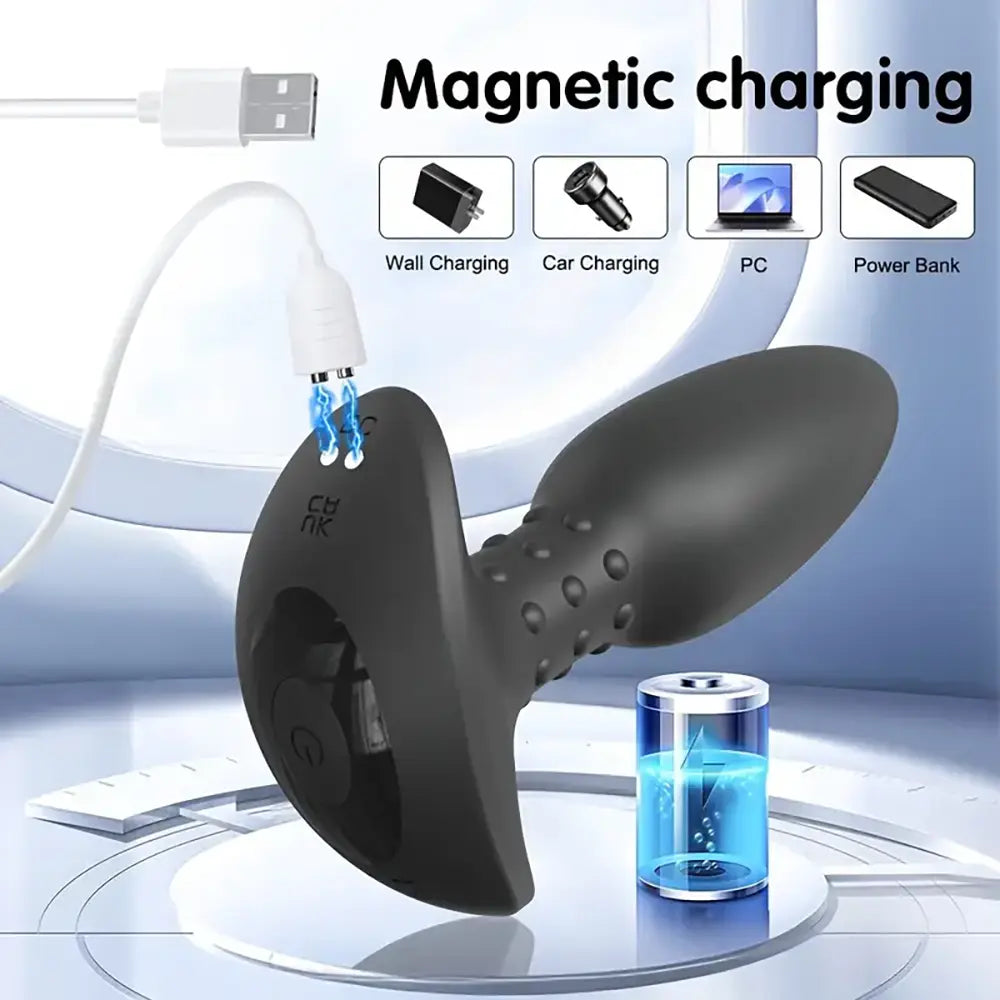 Prostate Massager Games Vibrator APP Remote Control Anal Plug