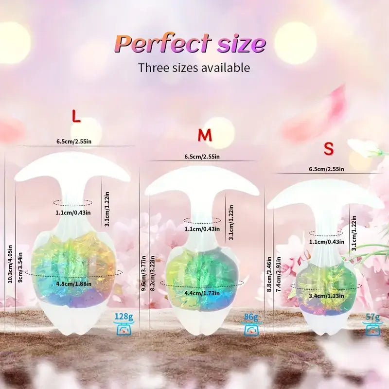 Liquid Silicone Anal Plug Outing SM Flirting Toy Backyard Masturbator