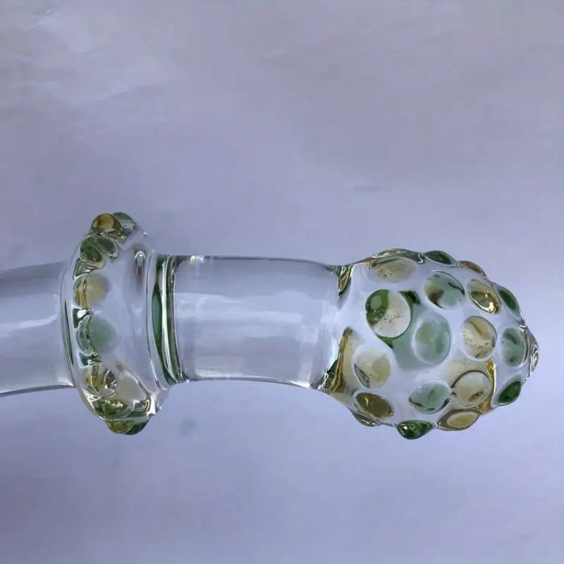 Glass Transparent Crystal Anal Plug Masturbator Anal Dilator Sex Toy