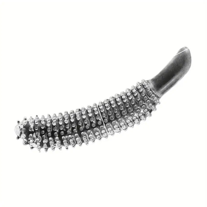 Wolf Fang Stick Shape Clear Anal Butt Plug Large Dildo Adult Toy For Women