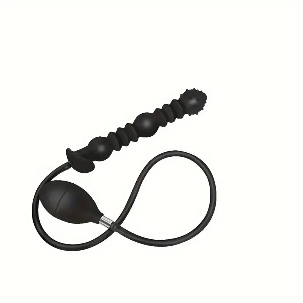 Valve Stretch Silicone Inflatable Anal Plug Adjustable Anal Balloon Pump