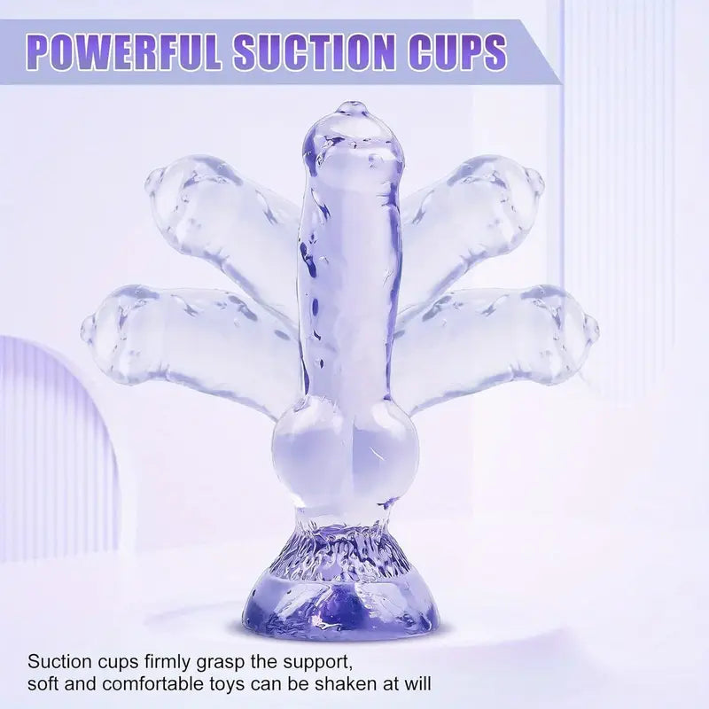 4.76in Small PVC Dog Knot Dildo Odd Quality Animal Sex Toy For Anus