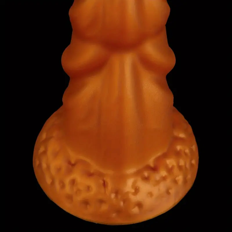 Tapered Thread Silicone Butt Plug With Suction Cup Texture Stimulation