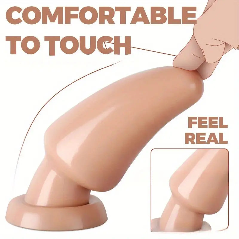 Elegant PVC Rectal Butt Plug Comfortable Gloss Finish Anal Stretcher