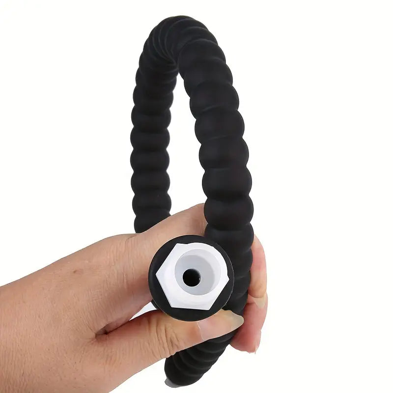 Silicone Pull Beads Gut Wash Hose Anal Dual-use SM Anal Irrigator