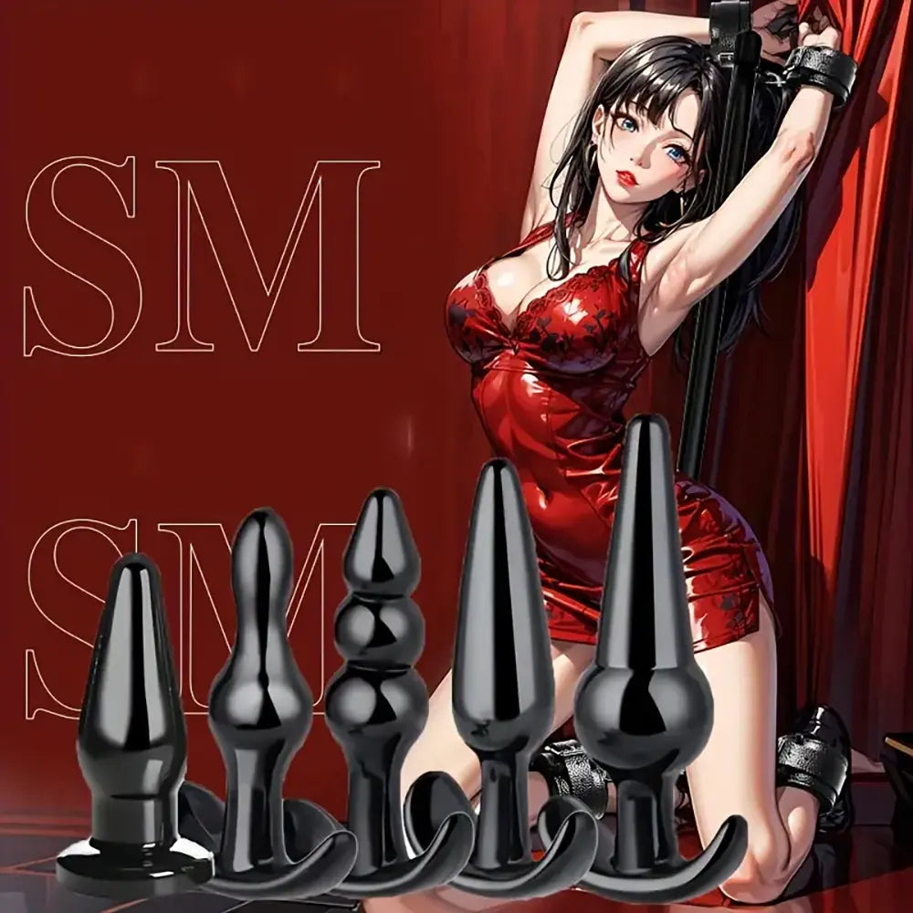 5pcs Anal Plug Set For Different Sensual Anal Sex Toy For Women