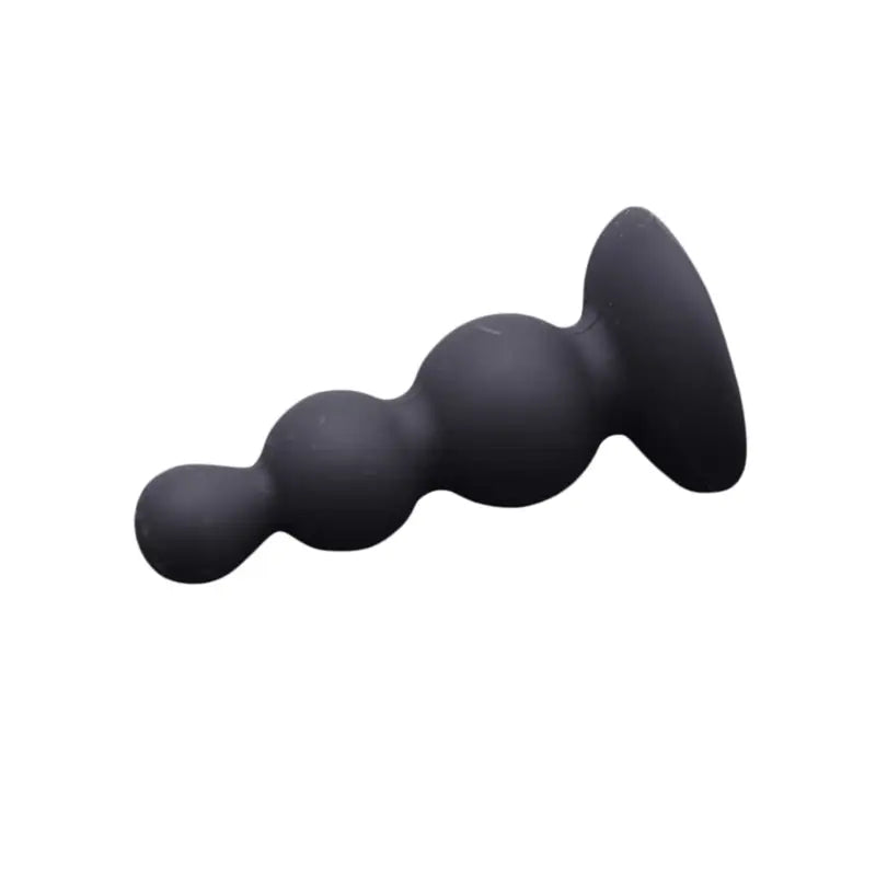 Pink Silicone Anal Plug With Gem Base Smooth Curved Design Butt Plug