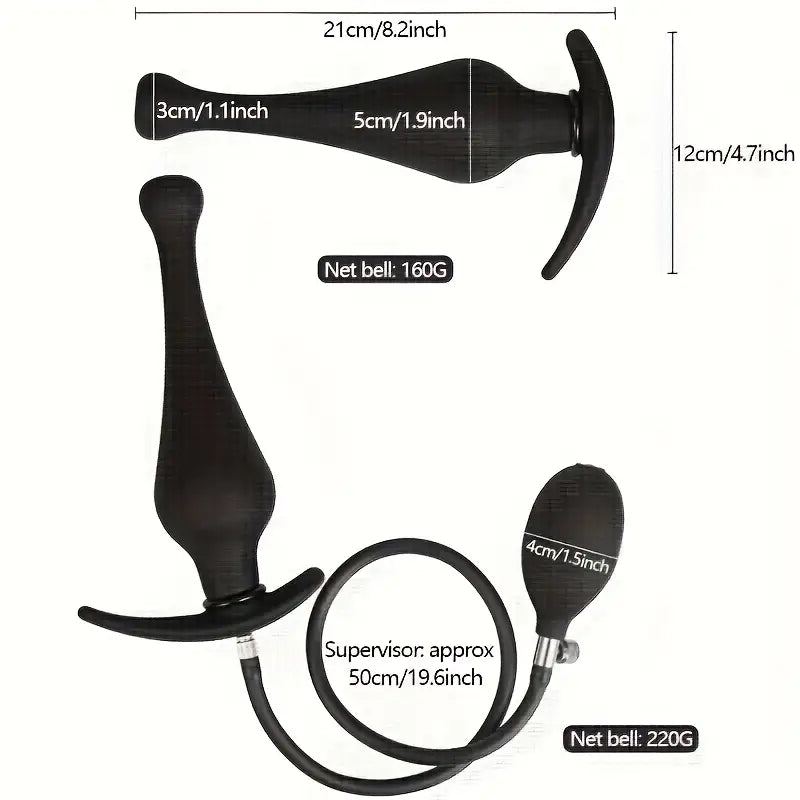 Anal Plug Toy Stimulation Massager Pleasure For BDSM SM Games Play