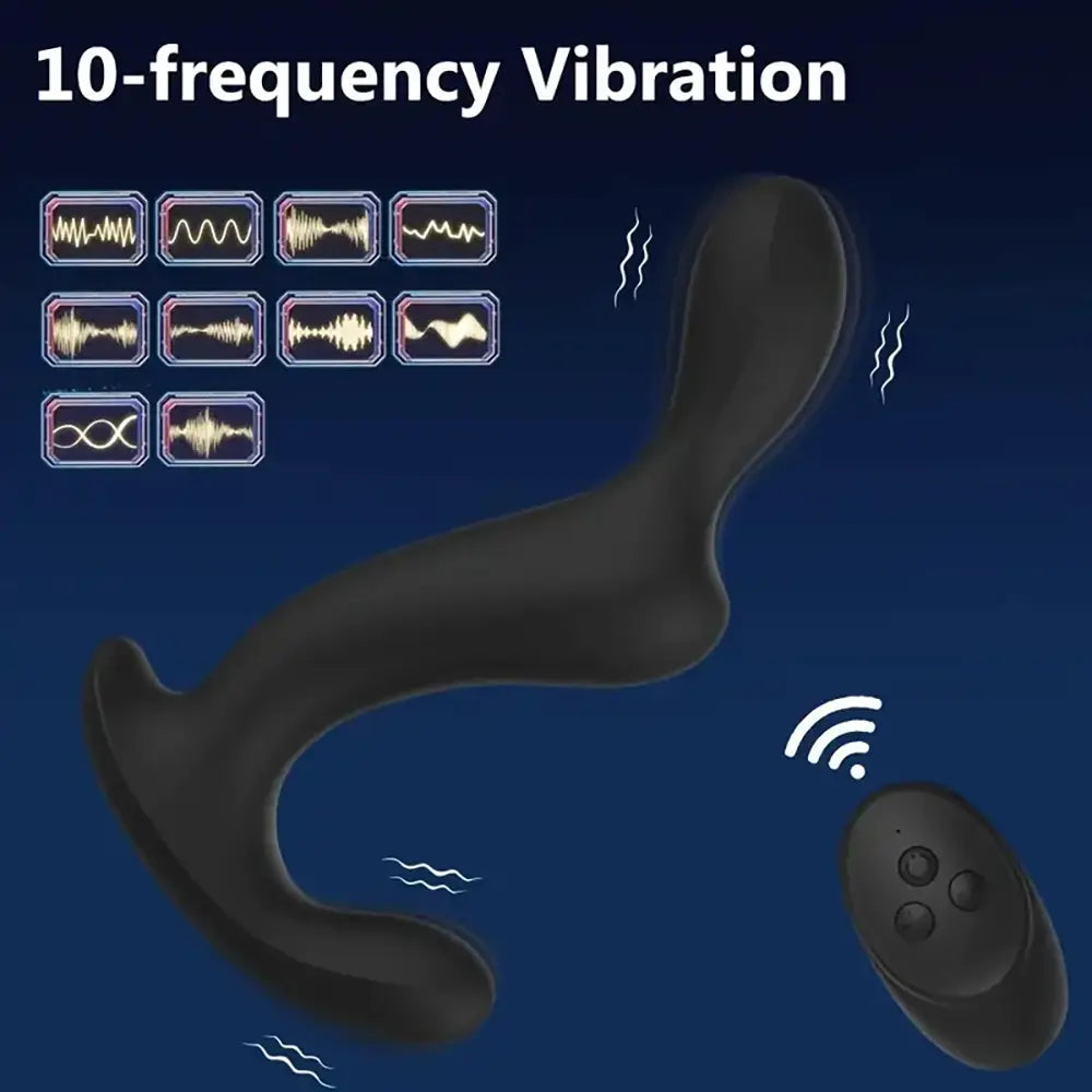 Prostate Vibrating Massager 3 in 1 Remote Anal Vibrator Sex Toy