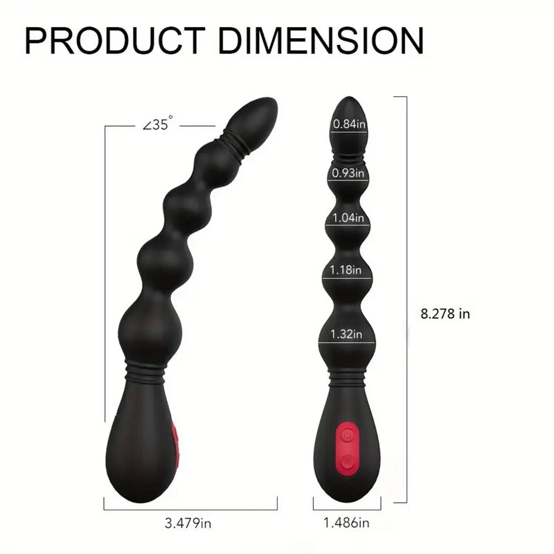 Prostate Vibrating Massager Vibrate Anal Vibrator 9 Vibration Patterns
