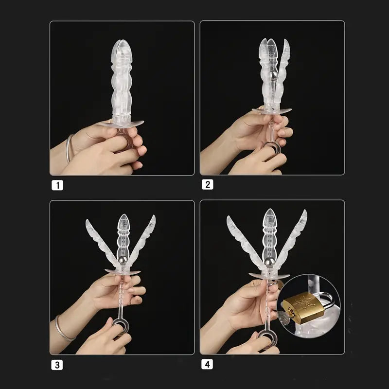 Adjustable BDSM Anal Dilator Vaginal Expander Adult Anal Vaginal Expander