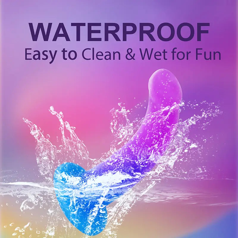 5.5" Soft Silicone Dildo Flexible Anal Plug With Suction Cup For Hands-Free