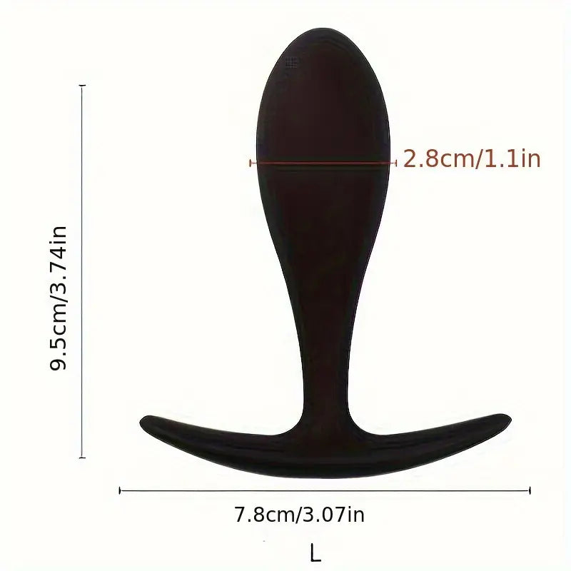 Silicone Water Drop Anal Plug Hand Washable Novelty Butt Plug