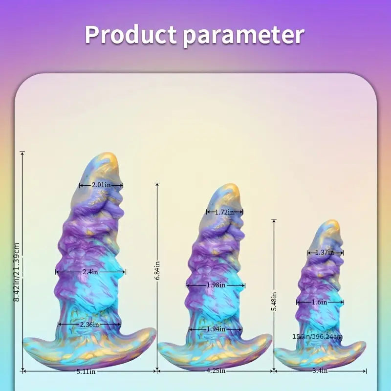 Silicone Soft Skin Feeling Manual Massage Wearable Anal Plug Dildo