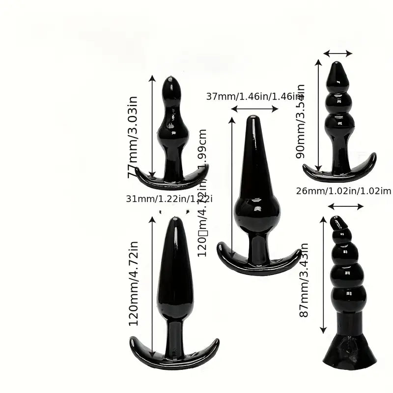 Different Sizes And Styles Suitable For Beginners Butt Plug Set
