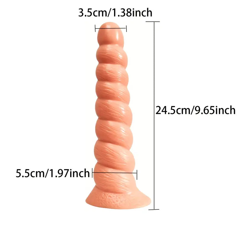 PVC Waterproof Non-Latex Anal Plug Vaginal Penetrator With Beads
