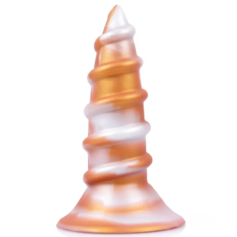 Giant Screw-Shaped Large Soft Skin-Friendly Silicone Butt Plug