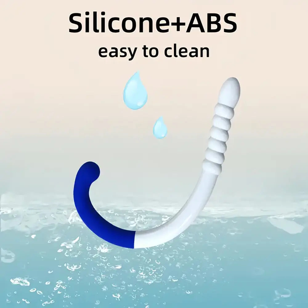 Silicone G-Spot Prostate Stimulator Butt Plug Flexible Self-Stick Adult Toy