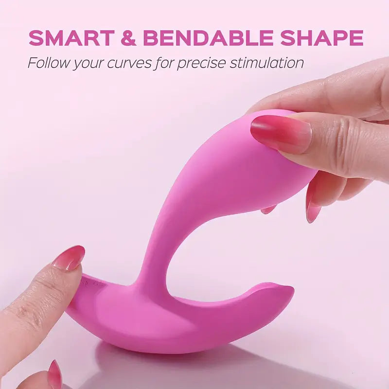 G-spot Vibrator Dual Vibrator With 9 Vibrating Modes Wearable Butt Plug