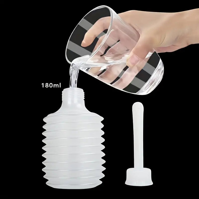 Push-Down Cleaner Bottle 200Ml Portable Easy to Use Anal Sex Toy