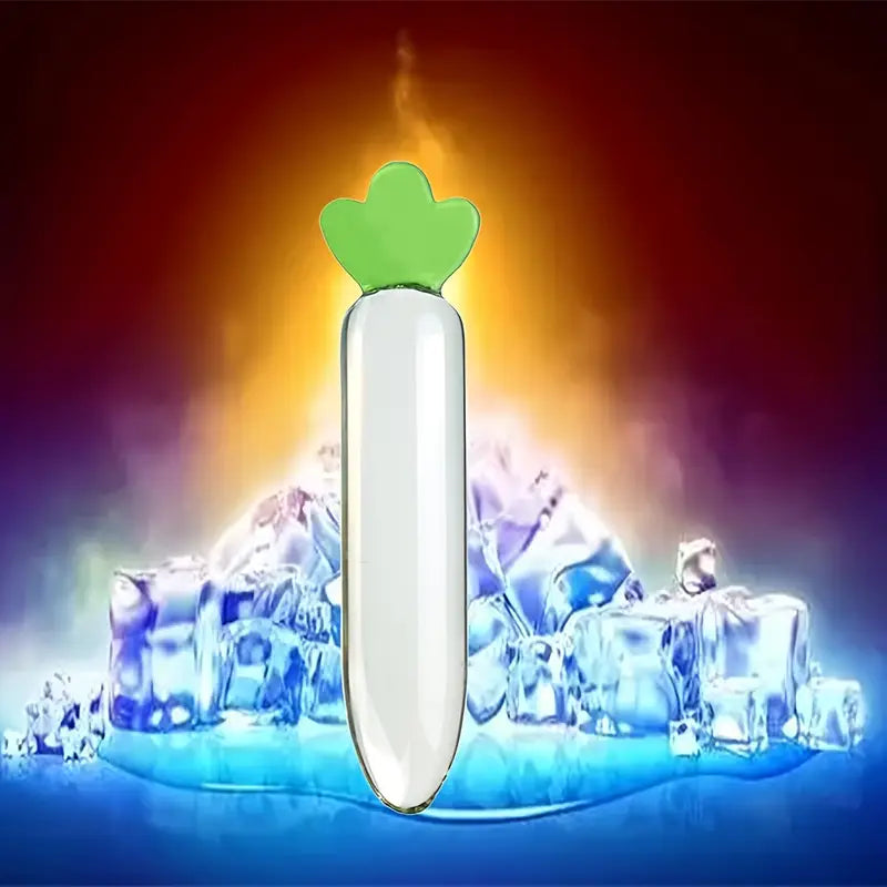 Glass Anal Butt Plug Crystal Butt Plug VegetableFruit Shape Crystal Dildo