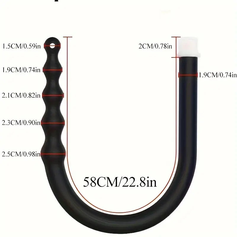 Food-grade Soft Silicone Anal Plug Anal Douche Shower Inflatable Enema