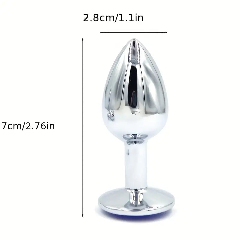 Separable Metal Anal Plug Real Fox Tail Role Play Butt Plug Anal Sex Tail