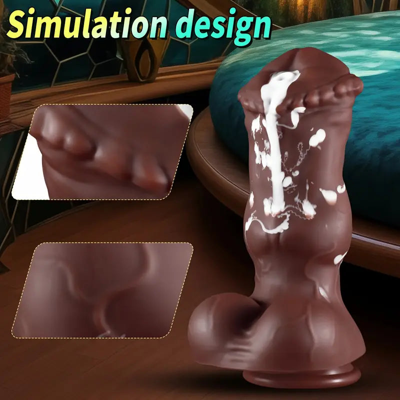 8.7inch Horse Anal Sex Toy Anal Plug Trainer Soft Animal Anal Dilator