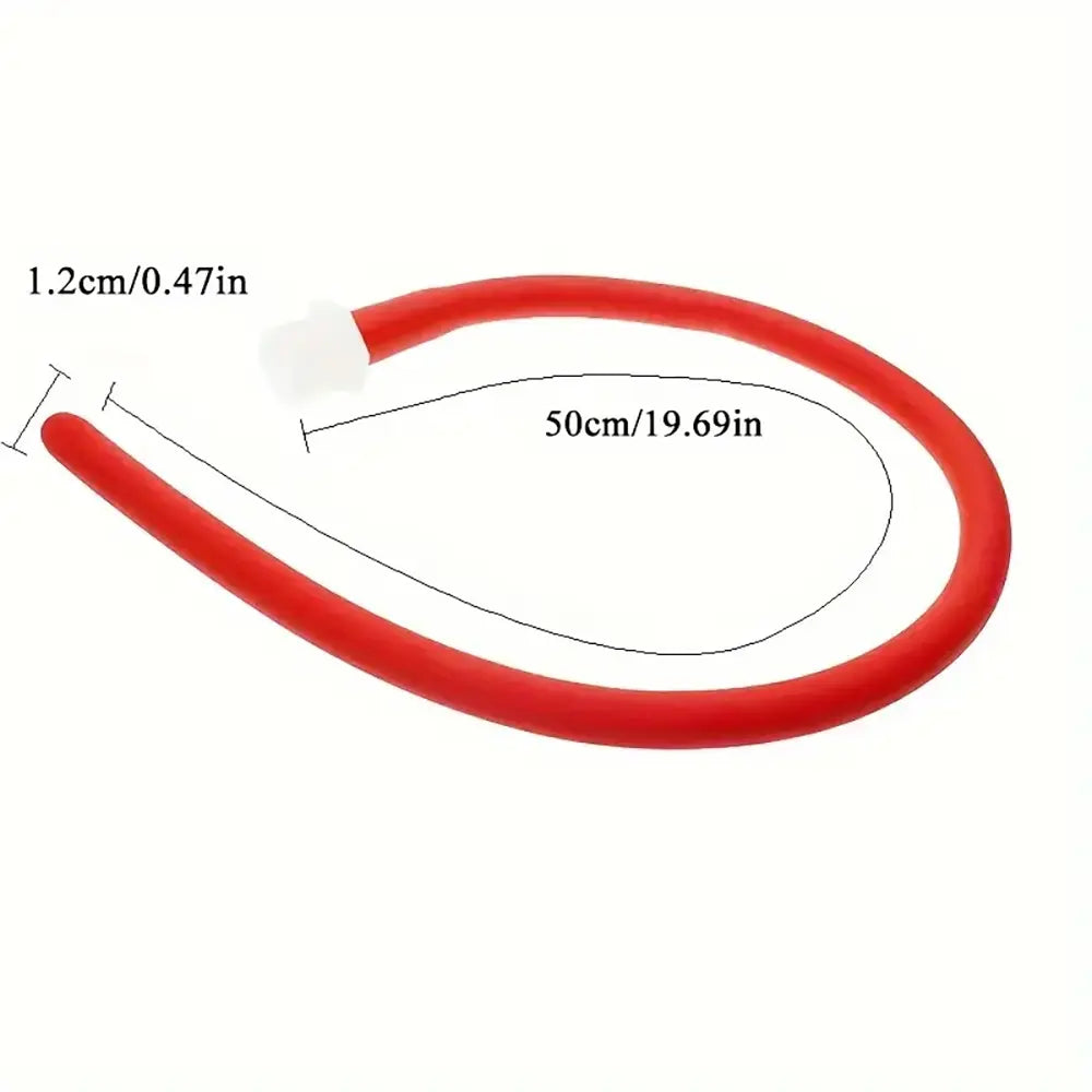 2pcs/Set Butt Plug Silicone Enema Irrigator Soft Bendable Anal Plug